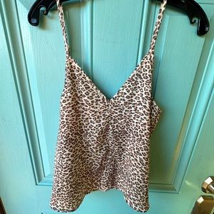 Flowy Leopard Aerie Tank